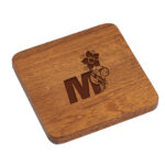 قاعدة اكواب خشبية - مربعة