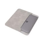 ⁦شنطة لابتوب (باوتش) - رمادي فاتح⁩ - الصورة ⁦9⁩