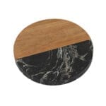 ⁦قاعدة اكواب سيراميك وخشب دائري⁩ - الصورة ⁦4⁩