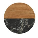 ⁦قاعدة اكواب سيراميك وخشب دائري⁩ - الصورة ⁦5⁩