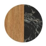 ⁦قاعدة اكواب سيراميك وخشب دائري⁩ - الصورة ⁦8⁩