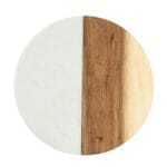 ⁦قاعدة اكواب سيراميك وخشب دائري⁩ - الصورة ⁦7⁩