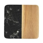 ⁦قاعدة اكواب سيراميك وخشب مربعة⁩ - الصورة ⁦7⁩