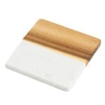 ⁦قاعدة اكواب سيراميك وخشب مربعة⁩ - الصورة ⁦8⁩