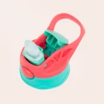 ⁦زمزمية للأطفال غطاء زهري واخضر⁩ - الصورة ⁦7⁩