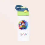 ⁦زمزمية للأطفال غطاء ازرق واخضر⁩ - الصورة ⁦2⁩