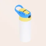 ⁦زمزمية للأطفال غطاء ازرق واصفر⁩ - الصورة ⁦3⁩