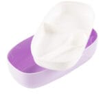 ⁦لانش بوكس أطفال لون بنفسجي بيضاوي⁩ - الصورة ⁦3⁩