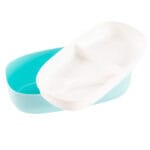 ⁦لانش بوكس أطفال لون سماوي بيضاوي⁩ - الصورة ⁦3⁩