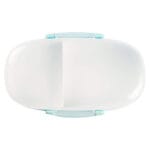 ⁦لانش بوكس أطفال لون سماوي بيضاوي⁩ - الصورة ⁦4⁩