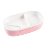 ⁦لانش بوكس أطفال لون زهري بيضاوي⁩ - الصورة ⁦5⁩